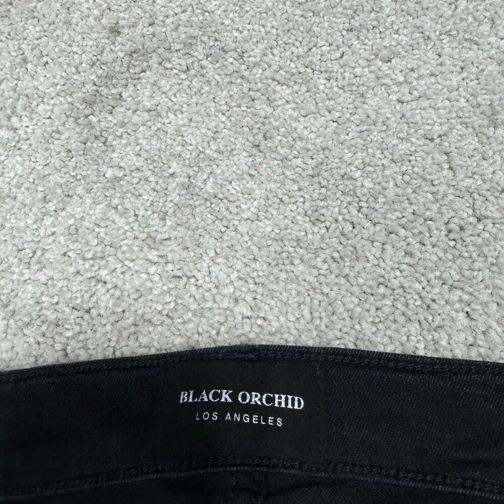 Black Orchid Jeans Women’s Black Distressed Skinny Pockets Size 28 - Picture 7 of 12